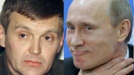 Александр Литвиненко (слева) был уволен из ФСБ после передачи руководителю ФСБ (в те годы) Владимиру Путину материалов по узбекской группировке.