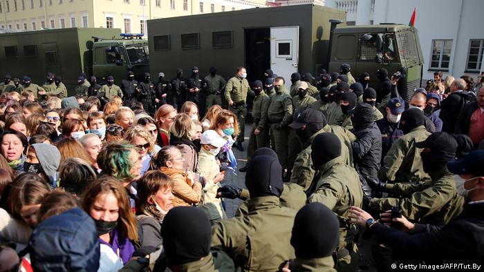 Акция протеста в Минске